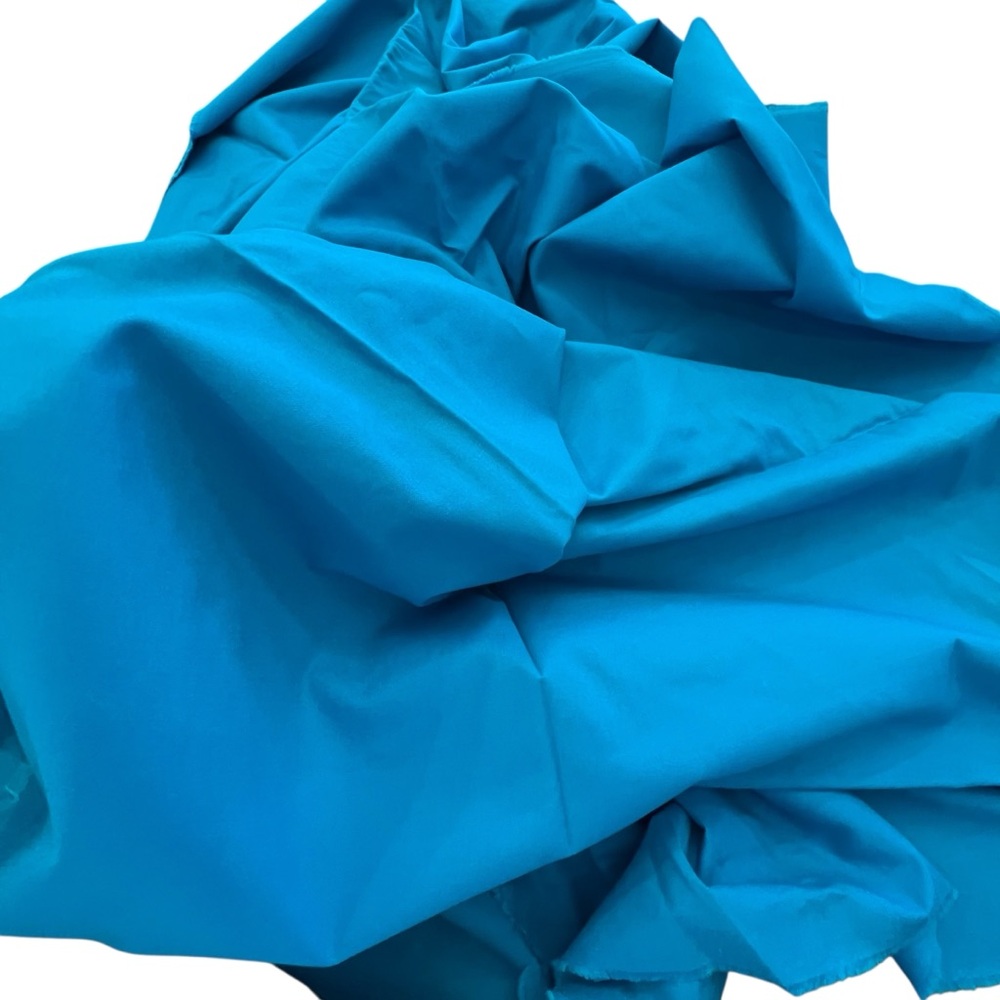 Blue Green Fabric Cotton Polyester 44x48 Quilting Sewing Clothes - Picture 2 of 4
